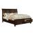 Castor Wood Storage Panel Bed