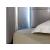 Bellanova Mirror/Leatherette/Wood Tufted Panel Bed w/LED Ligths, Queen Size