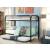 Opal Metal Bunk Bed, Twin Size
