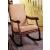 Liverpool Fabric/Wood Accent Rocking Chair