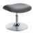 Shelia Cotton Fabric/Chrome Accent Chair w/Ottoman