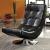 Trinidad Leatherette/Chrome Swivel Accent Chair