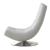 Trinidad Leatherette/Chrome Swivel Accent Chair