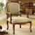 Quintus Fabric/Wood Accent Arm Chair
