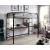 Opal Metal Bunk Loft Bed w/Workstation, Twin Size