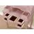 Harriet Wood Storage Vanity Dresser w/7 Drawers, Mirror & Stool