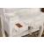 Harriet Wood Storage Vanity Dresser w/7 Drawers, Mirror & Stool