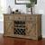 Julia Wood Server w/2 Doors & 3 Drawers & Wine Storage