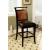 Salida Leatherette/Wood Counter Height Dining Chair, Set of 2