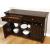 Hurdsfield Wood Server w/Wine Storage