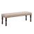 Hurdsfield Fabric/Wood Dining Bench
