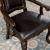 Lombardy Leatherette/Wood Dining Arm Chair, Set of 2