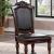 Picardy Leatherette/Steel/Wood Dining Side Chair, Set of 2