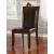 Meagan Leatherette/Wood Dining Side Chair, Set of 2