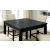 Kristie 5-Piece Fabric/Wood Counter Height Dining Set