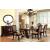Bellagio Wood Rectangular Extendable Dining Set