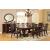 Bellagio Wood Rectangular Extendable Dining Set