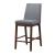 Marten Fabric/Wood Counter Chair, Set of 2
