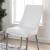 Izzy Glass/Mirror/Metal Round Dining Set