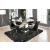 Izzy Glass/Mirror/Metal Round Dining Set