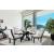 Jasmin Glass/Wood Round Dining Set