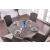 Bridgen Marble/Wood Round Dining Table