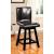 Hurley Wood/Leatherette Counter Set w/Lower Shelf