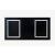 Alena Wood/Glass Extendable Dining Table
