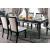 Alena Wood/Glass Extendable Dining Table