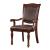 Sylvana Leatherette/Wood Dining Arm Chair, Set of 2