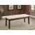 Dodson Fabric/Wood Dining Bench