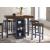 Azurine 5-Piece Wood Storage Counter Height Set