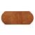 Medieve Wood Oval Extendable Dining Table