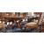 Medieve Wood Oval Extendable Dining Table