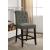 Izzy Fabric/Wood Counter Height Dining Chair, Set of 2