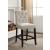 Izzy Fabric/Wood Counter Height Dining Chair, Set of 2