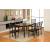 Colman Faux Marble/Wood Dining Set