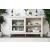 Daniella Wood/Glass Server w/Sliding Door