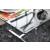 Casper Acrylic/Glass/Metal Dining Table