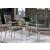 Casper Acrylic/Glass/Metal Dining Table