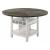 Stacie Wood Round Counter Height Dining Set w/Wine Rack