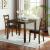Gracefield 3-Piece Leatherette/Wood Square Dining Set