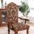 Lucie Fabric/Wood Dining Arm Chair, Set of 2