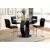 Lodia II Glass Counter Height Set