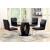 Lodia I Glass Round Dining Set