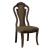Rosalina Fabric/Wood Dining Side Chair, Set of 2