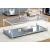 Ludvig Glass/Mirror/Metal Storage Coffee Table Set