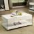 Raya Glass/Wood Storage Coffee Table Set