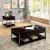 Wasta Wood/Metal Storage Coffee Table Set