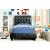 Hendrik Leatherette/Wood Tufted Platform Bed w/Speakers